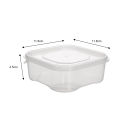 1/5/10pcs Transparent Butter Cheese Storage Box Portable Refrigerator Fruit Vegetable Fresh Keeping Kitchen Storage Boxes. 