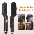 NEW Ceramic Electric Comb Straight Men's Hair Brush Straight Beard Professional Fast Heating Electric Hair Straightener. 
