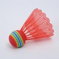 8Pcs Badminton Ball Multi-color Wear-resistant Durable Family Household Outdoors Sport Training Shuttlecock for Fitness. 