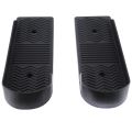 1 Pair Elliptical Machine Pedals Resistance Elliptical Machine Pedal for Gym and Home Black. 