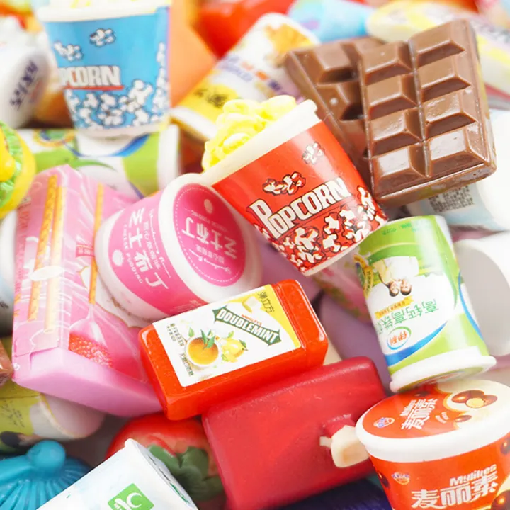 5pcs%201:12%20Dollhouse%20Miniature%20Resin%20Food%20Simulation%20Snacks%20Model%20Accessories%20Kids%20Toys%20MJK%20-%20Image%203