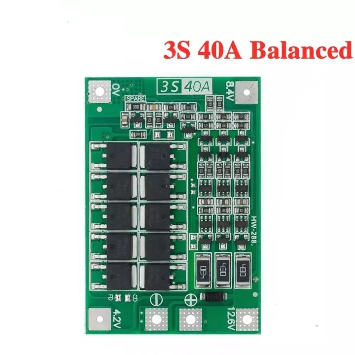 BMS%203S%2040A%20Li-ion%20Lithium%20Battery%20Charger%20Lipo%20Cell%20Module%20PCB%20BMS%2012V%20BMS%20Protection%20Board%20For%20Drill%20Motor%2012.6V%20with%20Balance%20-%20Image%208