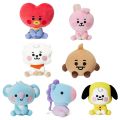 【BestGO】KPOP Bangdan Boys BT-21 Sitting Doll 20cm Bangtan Boys TATA VAN COOKY CHIMMY SHOOKY KOYA RJ MANG. 
