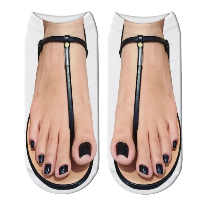 2023%20New%20Funny%203D%20Printed%20Toe%20Flip%20Flops%20Skull%20Canvas%20Shoes%20Patterned%20Creative%20Ankle%20Socks%20Unisex%20Halloween%20Christmas%20Gift%20-%20Image%203