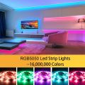 2M LED Strip Light 5050 RGB USB Flexible Lamp Tape Diode Cable  Desk Screen TV Background Lighting. 