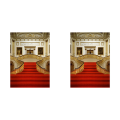 2X Castle Photography Backdrops Vinyl 5x7ft Luxury Wedding Background Photo Props. 