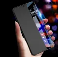 For Galaxy S21 FE Case Smart View Phone Back Cover for Samsung S21FE Fan Edition Flip Case Big Window View Flip Leather Phone cases Autosleep. 