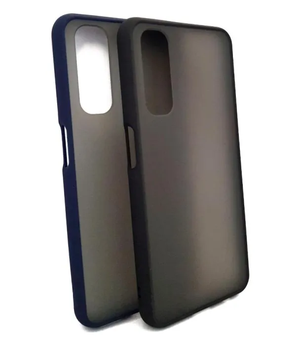 Gingle%20Series%20Matte%20Transparent%20Anti-knock%20Armor%20Back%20Cover%20Luxury%20Silicone%20Case%20For%20Realme%207%20-%20Image%202