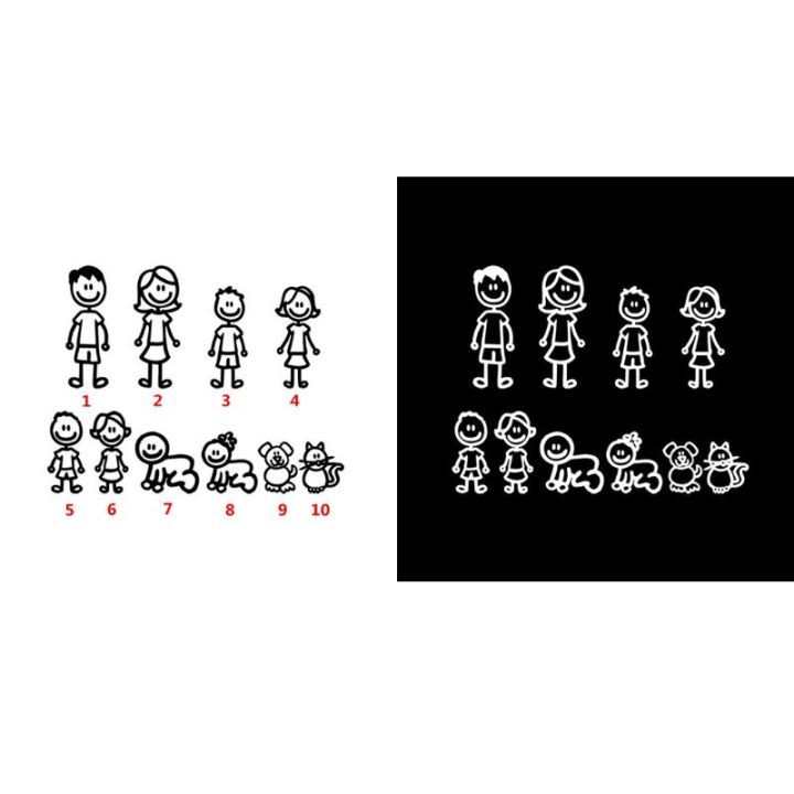 %E3%80%90Hottest%20Trends%E3%80%91Custom%20cartoon%20Family%20Members%20Car%20Sticker%20Decal%20Stick%20Car%20styling%20car%20decoration%20-%20Image%205