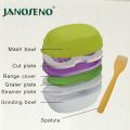 Baby Food Maker KK-686 / Babies and Kids Food Maker Gift Set / BPA free baby food making set/ Food Grade PP Making Set High Quality Multi-functional Grinding Cooking Masher For Baby Feeding. 