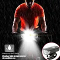 2 Pcs Bicycle Rechargeable Front And Back Cycle Light Cycling Lamp USB Headlight With Rear Light Bike Light Bicycle Front Light Bicycle Rear Light Cycle Lights Bicycle Lamp Cycling Parts  Bicycle Accessories. 