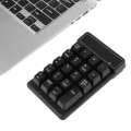 2.4G wireless numeric keypad for touch typing waterproof 19-key digital keyboard with 10 m transmission distance laptop. 