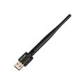 150Mbps USB WiFi Adapter WN-155A with Antenna - Wireless Network Dongle for PC Laptop | 802.11N Mini USB WiFi Receiver | Windows 11/10/8/7 Compatible | High Gain Antenna WiFi Card for Desktop Computer. 