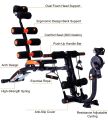 7 In 1 Abdominal Fitness Machine Sit up Bench with Doot Pedal & Pull Rope Exercise Machine, Workout Gym for Indoor Crunch Exercise. 