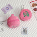 Pink Coin purse Kawaii Birthday cake Plush Storage bag Cartoon Mini bag for Pouch Coin pouch Women's accessories Girls' gift. 