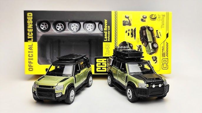 2 In 1 Set Kit 1:43 Scale Land Rover Defender Official Licensed product ...