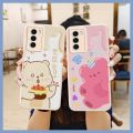 creative funny Phone Case For VIVO T1 5G/IQOO NEO5 SE Phone lens protection Silica gel personality simple advanced cute. 