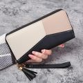 2024 New Girls Fashion Zipper Wallets Women's Long Purses Handbags Coin Purse Cards Holder PU Leather Billfold Wallet Case Bag. 