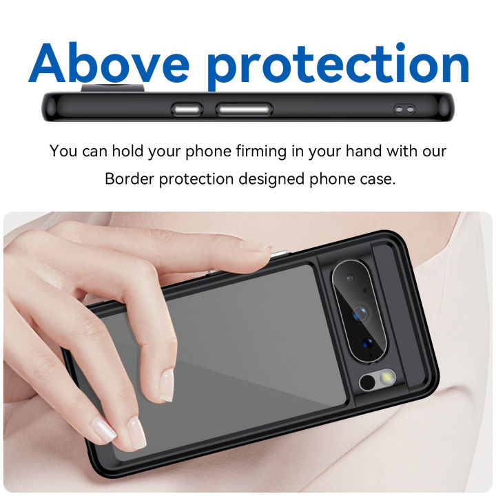 lthmy%20for%20Google%20Pixel%208%20Pro%20case%20Transparent%20Hard%20Back%20with%20Shockproof%20Enhanced%20Side%20Protective%20Bumper%20Phone%20Cover%20-%20Image%205