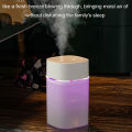 Portable 260ml Air Humidifier Mini Aroma Oil Diffuser USB Cool Mist Sprayer with Colorful Soft Night Light for Home Car Purifier. 