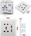 Universal Socket with USB Electric Wall Charger 2 Ports USB Outlet Power Home Charger Power Socket with USB Outlet AC 110V-250V. 