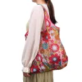 【ALLGOOD】Fashion Printing Foldable Eco Friendly Shopping Bag Tote Folding Pouch Handbags Convenient Large Capacity for Travel Grocery Bag. 