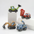 【HOT】 3D Cartoon Engineering Vehicle Cardboard Jigsaw Puzzle Excavator Truck Crane Paper Model For Kids Handmade DIY Toy Boys Gift. 