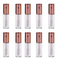 Travel-Size Lip Balm Tubes Small Volume Refillable Plastic Mini Cosmetic Bottles Portable Transparent Lip Gloss Containers for Homemade Cosmetics Lip Care Personal Use Beauty Enthusiasts Makeup. 