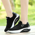 【Miga Plaza】Women Causal Shoes Shake Sneaker Lady Sport Shoes Korean Thick Sole Printing Lace-up Shoes Kasut Perempuan. 