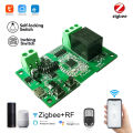 Zigbee Smart Switch Module 1/2 Way Diy Self-Locking Switch Control Module Inching/self-Lock Smart Switch Smart Remote. 