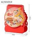 Bright Colors Desk Calendar 2023 Dragon Year Desk Calendar Vibrant Colors Exquisite Patterns Easy-to-read for Students Home Office Year of the Dragon Desk Calendar. 