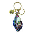 Colorful Acrylic Shell Conch Keyring Key Chain Beach Pendant Bag Accessories. 