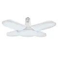 LED Bulb Fan Blade Lamp Foldable Light B22 Timing 30W Ceiling Home Garage Industrial Adjustable White Folding Lumen. 