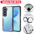 ShockProof Case for Infinix Hot 60 Pro Ceramic Tempered Glass 3 in 1 Infinix Hot 60 Hot 60i Screen Protector Camera Lens Film. 