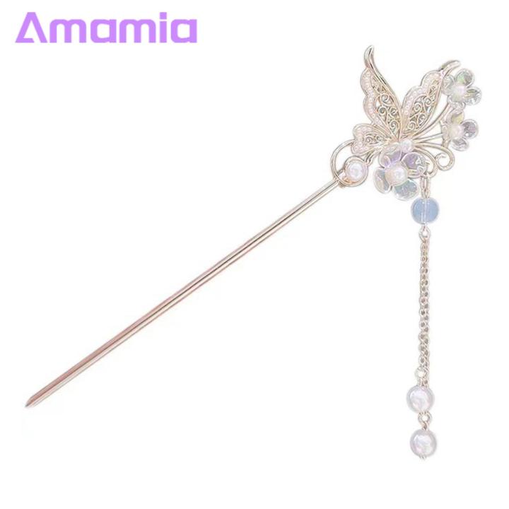 Faux%20Pearl%20Hairpin%20Exquisite%20Chinese%20Style%20Hair%20Stick%20with%20Pearl%20Tassel%20Design%20Elegant%20Hair%20Accessory%20for%20Southeast%20Asian%20Ladies%20-%20Image%203