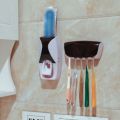 Automatic Toothpaste Dispenser With Toothbrush Holder. 
