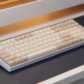 Aigo A100 Gaming Keyboard Wireless USB 2.4G Wired Blue Axis Switch 100 Keys Type-c Rechargeable Yellow Axis Gaming Mechanical Ke. 