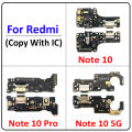 USB Charging Port Board Flex Cable Connector For Xiaomi Poco X3 M4 Pro M3 Redmi Note 7 8 8T 9S 9 10 10s 11 Pro 4G 5G Microphone. 