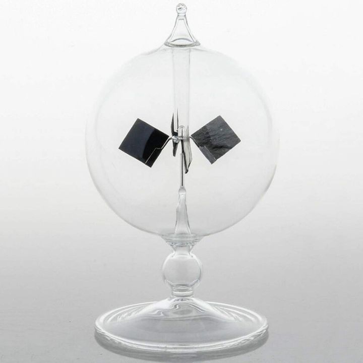 Science Radiometer ARELENE 3X Clear Solar Power Radiometer Sun Light Energy Spinning Vanes ...