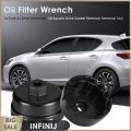 [infinij]14 Flute 64.5mm Oil Filter Cap Wrench Socket Remover Tool for Toyota Lexus. 