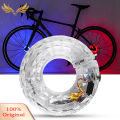 SuperRide Bike Wheel Light Smart Manual USB Charging Waterproof Long Endurance Colorful Anti Rust Wheel Hub Lights for Bicycle. 