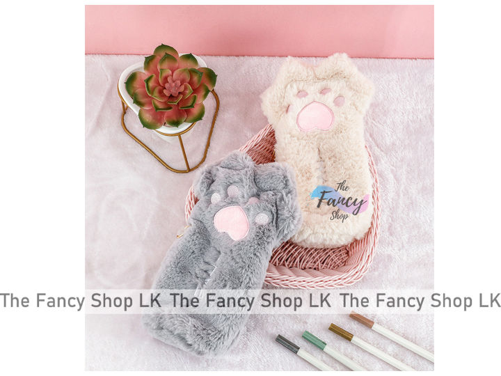 Pencil%20Case%20Pouch%20Plush%20Fluffy%20Faux%20Fur%20Korean%20Cute%20Kawaii%20School%20Stationery%20Makeup%20Pouch%20Cat%20Kitty%20Paw%20Yeah%20Style%20-%20Image%206