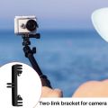 Double-Link Bracket for GOPRO Action Camera. 