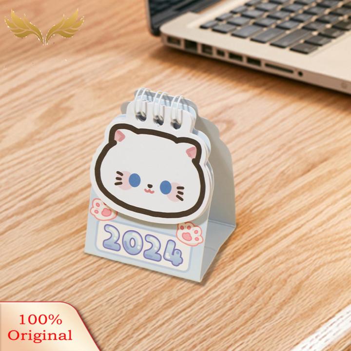 SuperRide%20Durable%20Desk%20Calendar%20Compact%20Cartoon%20Desk%20Calendar%20Cute%20Kawaii%20Design%20for%20Daily%20Organization%20Portable%20Space-saving%20Planner%20-%20Image%205