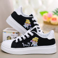 Girls' Shoes Autumn Leisure Canvas Shoes Little Girls' Cloth Shoes All-Matching Board Shoes Breathable Sneakers Running Children's Shoes. 