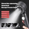 Strong Handheld Shower Head Massage Boost Supercharged Shower Sprinkler Filter. 