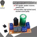 Adjustable HIFI Horn Treble Bass 2 Way Audio Frequency Divider Home Car DIY Speaker Crossover Filters Kits. 