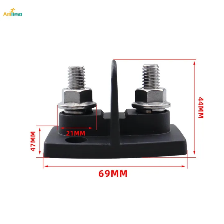 Dual Cable Connector 48V Bus Bar Junction black | Daraz.lk