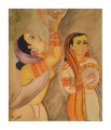 Traditional Sri Lankan Painting [Mulkirigala]. 