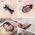 Kitchen Manual Garlic Press Stainless Steel Garlic Mincer Chopper Garlic Tools. 